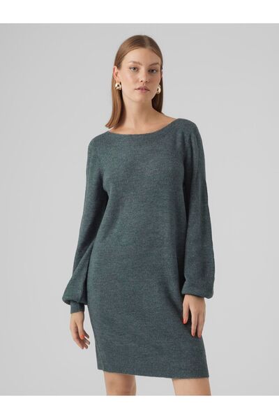 Vero Moda Pletené šaty VMLEFILE Krátké šaty