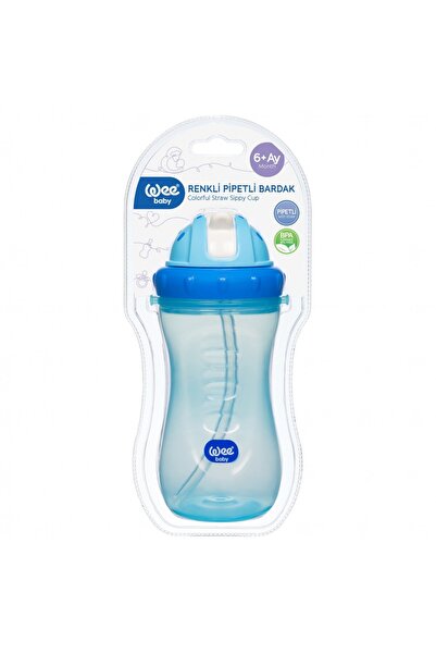 Wee Baby cana cu pai 240 ml 6 luni+ model 761, Albastru