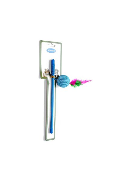 BIOTUR PET JUCARIE PENTRU PISICI UNDITA CU MINGE SI FULG CT14187