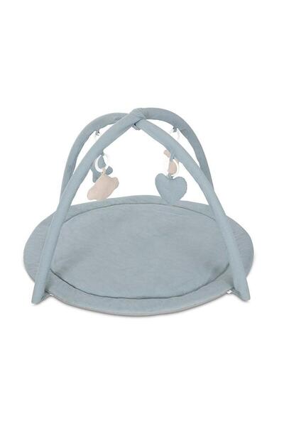 LORELLİ Moments baby activity mat with sound toys, 83x83 cm, Blue