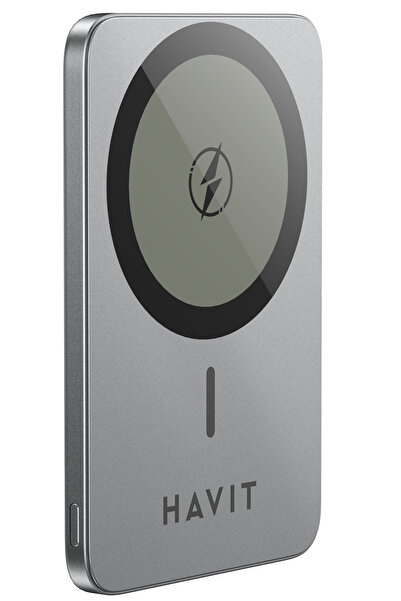 Havit PB5249 MagSafe 15W 3000mAh Ultra İnce 5.8mm Alüminyum Powerbank