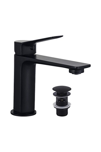 Jungborn Baterie de lavoar monocomandă Gamma Negru Mat