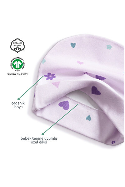 Zuppers Organic Combed Cotton Newborn Beanie - Sweety