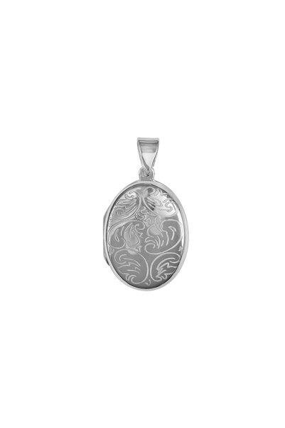 Kuyumcudukkani Oval"ANI RESİMLİK"Madalyon Kolye-Büyük Boy-37336-W