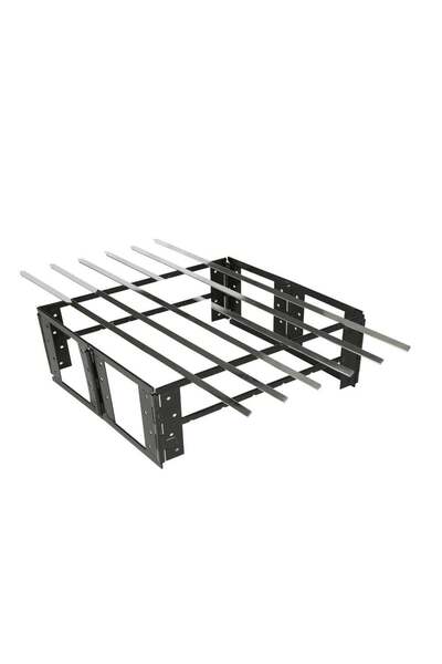 AL SANIDI Portable Grill, Outdoor Grill, Black, Size 32.5*37.5cm