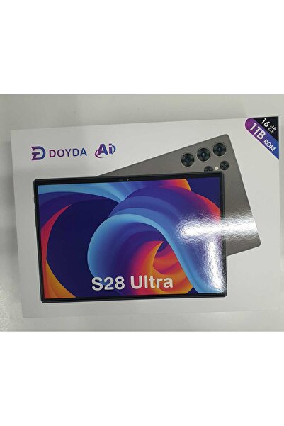 Tastech S28 Ultra 10 İnç Tablet 16GB 1TB Yapay Zeka Destekli Kameralı Sim Kar...