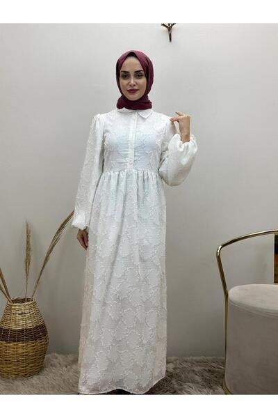 JOOQSTORE فستان شيفون بقصة مميزة