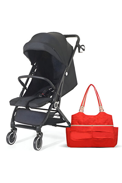 TEKNUM حقيبة تعليقة خفيف لعربة الأطفال المحمولة - أسود