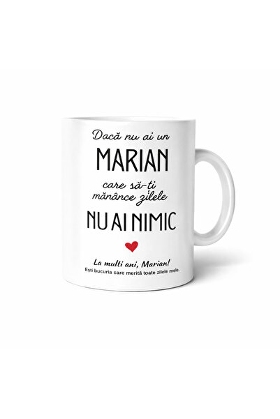 OEM Personalized mug with name MARIAN, birthday gift for men, emotional messa...