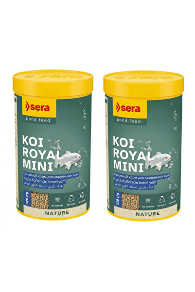 SERA Pond Feed Koi Royal Mini Nature - 1000ml (Pack of 2 Offer) - Floating Pe...