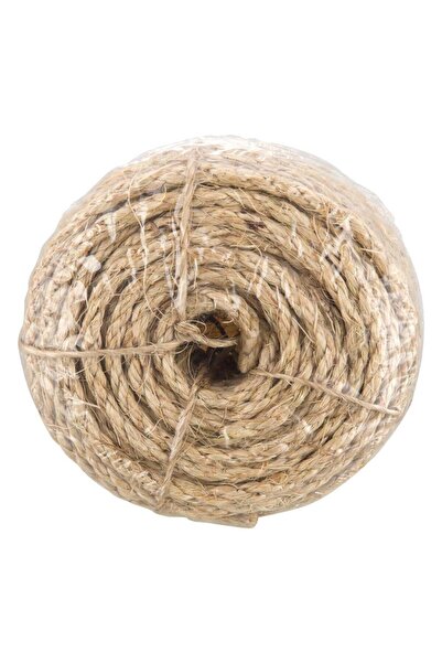 AL SANIDI Lifeline, Camping Rope, Brown, Length 15 m Thickness 6mm