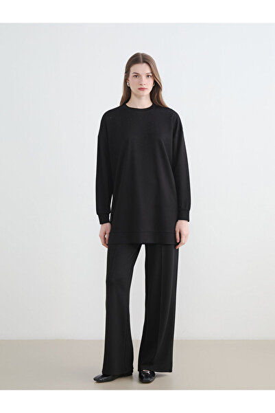 LC Waikiki Rmz Gi̇yi̇m Farkiyla Women's Sweatpants with Waist Drawstring