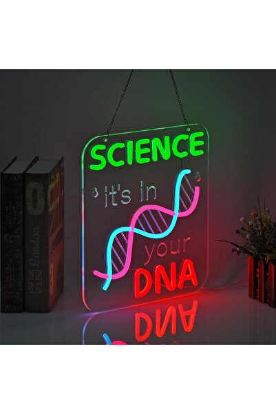Slasa Dream Big Quote Neon Sign 40x30 cm Multicolor LED with 6mm Acrylic Base