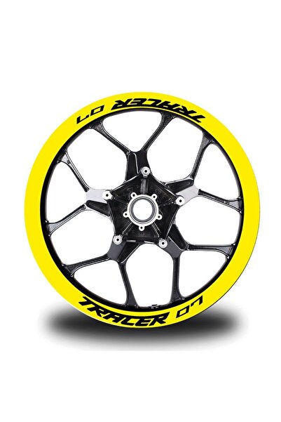 Generic Brand Tracer-07 Written 8 Piece Rim Lettering Sticker Label
