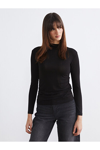 LC Waikiki Peak New Season Stand Collar Women's Bodysuit