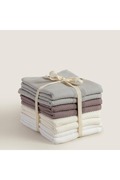 Chakra Собеска 100% памук, комплект кърпи за лице от 8 части, 50x80 см