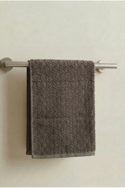 Anılsan Melia Anthracite Hand Towel - 50X90 Cm, 230Gr, 100% Cotton