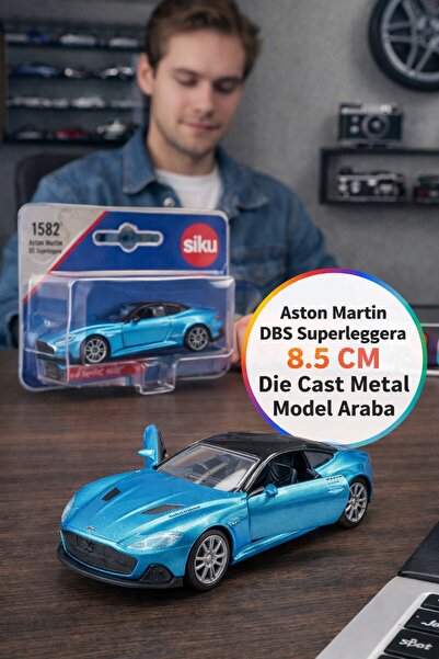 TOYFEST سيكو أستون مارتن دي بي إس سوبرليجيرا نموذج سيارة معدنية بباب قابل للف...