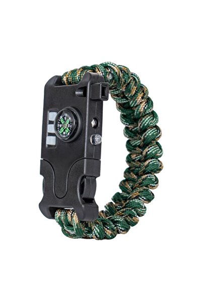 AL SANIDI Outdoor Multi-Functional Survival Bracelet Emergency Survival Brace...