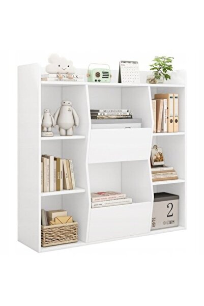 BADU Modern White Large Spacious Scandinavian Style Library