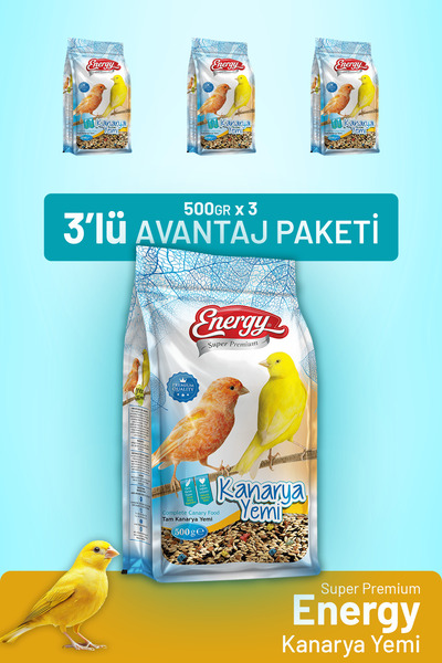 bird food energy Kanarya Yemi 500 g - 3 Adet