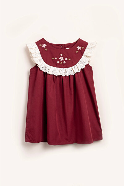 Vauva Dress Girls' Embroidered Summer Ruffle Dress