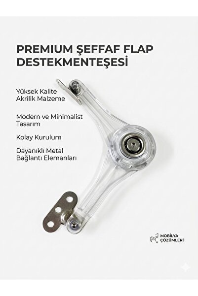 GenelTedarik Cırcırlı Piston - Mutfak Dolabı ve Mobilya Kapak Amortisörü (2'l...