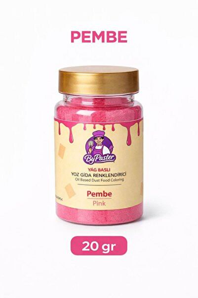 By Paster ByPaster Yağ Bazlı Toz Gıda Boyası Pembe 20gr - Çikolata & Pastacıl...