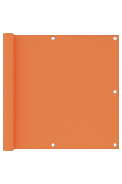 vidaxl Paravan de balcon, portocaliu, 90 x 500 cm, țesătură oxford