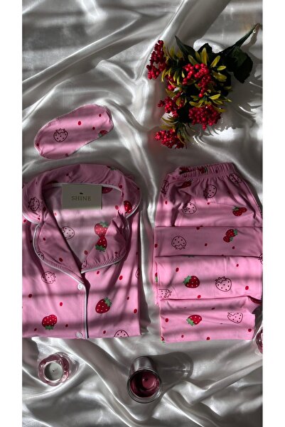 beshineunderwear طقم بيجامة ستروبري دريم