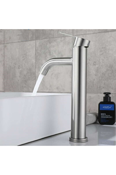 HTH High-End Stainless Steel Hot And Cold Water Faucet for Bathroom Sinks, Su...