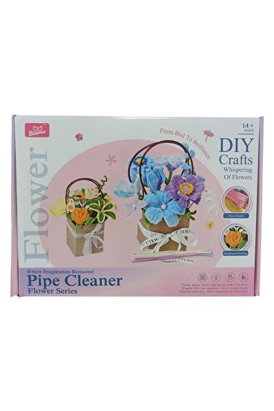 sallma Set creativ Blessmoe flori din sarma plusata DIY pentru varsta 8+ ani,...