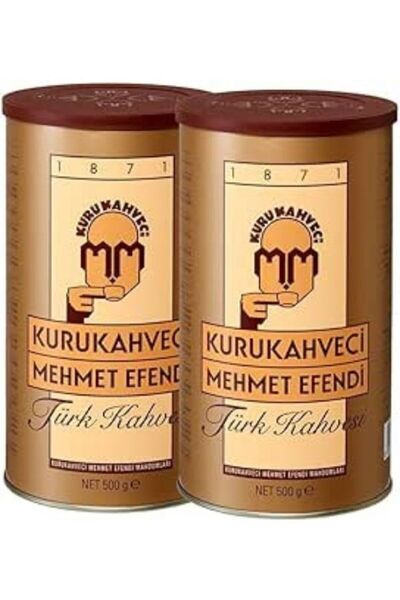 shop Mehmet Efendi Kurukahveci Türk Kahvesi 500 gr Teneke Ambalaj X 2 Adet