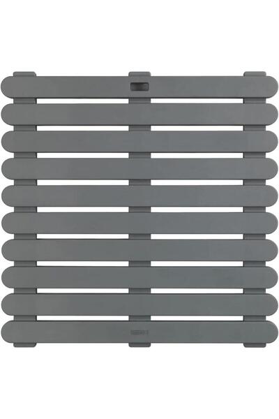Saban Gray, Non-Slip Shower and Bath Mat 55X55 cm – Suitable for Sauna and Po...