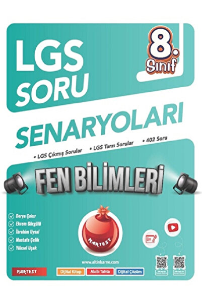 Efsane Yayınları 8.Sınıf Nartest LGS Soru Senaryoları Fen Bilimleri / Çıkmış ...