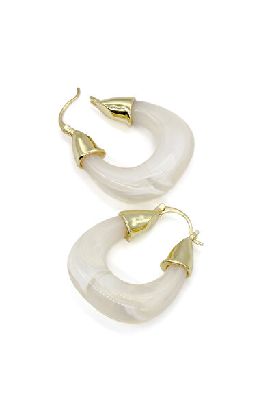 Nearsis Curved Bag Model Earrings