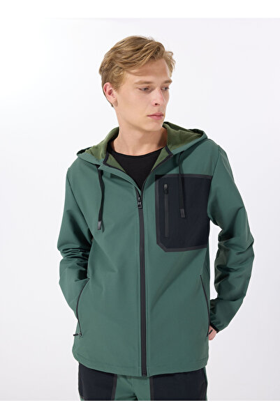 lumberjack A10194052608010-ML ANDRE 18OTD1-32 Koyu Yeşil Kapüşon Yaka Regular...