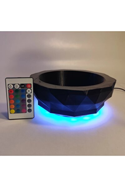Konavix Organizator Birou RGB, Valet Tray Gaming, Iluminare LED, 20cm, Negru
