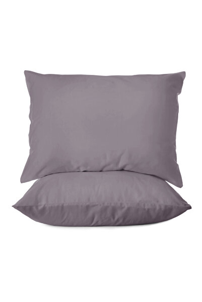 First Choice طقم غطاء وسادة من قطعتين مصنوع من القطن الساتان بنسبة 100%، 200 ...