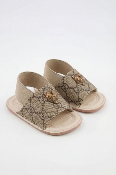 pufien Bebek Sandalet, Yumuşak Tabanlı, Aksesuarlı Bebek Terlik, Yazlık Bebek...