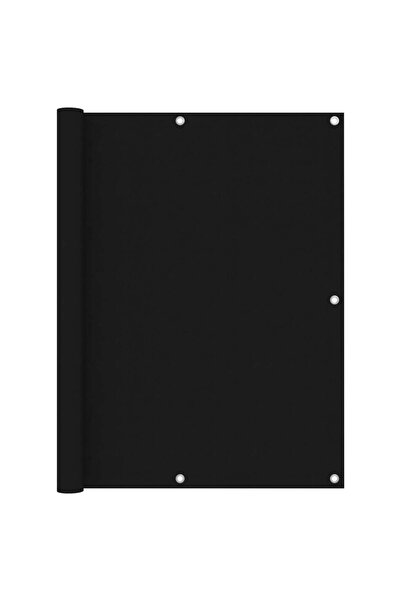 vidaxl Paravan de balcon, negru, 120 x 600 cm, țesătură oxford