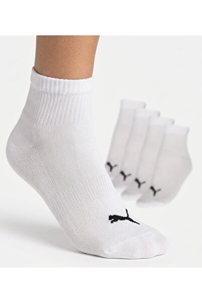 Puma Quarter 4P Socks (4 Pairs) 93531602 White