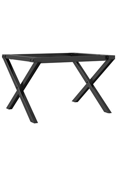 vidaxl Picioare Măsuță de cafea X-Frame 50x40x38 cm Oţel