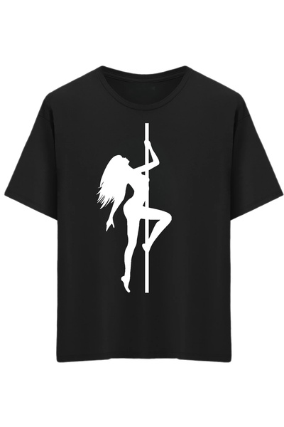 Rabona Fashion Νυχτερινή Σκηνή – Μπλουζάκι/Τοπ με στάμπα Pole Dance Silhouett...