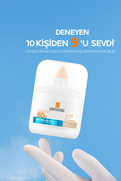 La Roche Posay Anthelios UVAIR SPF50+ Aydınlık Görünüm Veren Renkli Ultra Güçlü Yüz Güneş Koruyucu Serum 50 ml