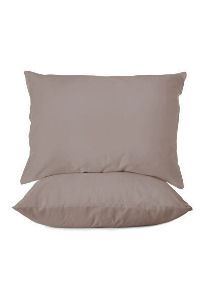 First Choice طقم غطاء وسادة من قطعتين مصنوع من القطن الساتان بنسبة 100%، 200 ...