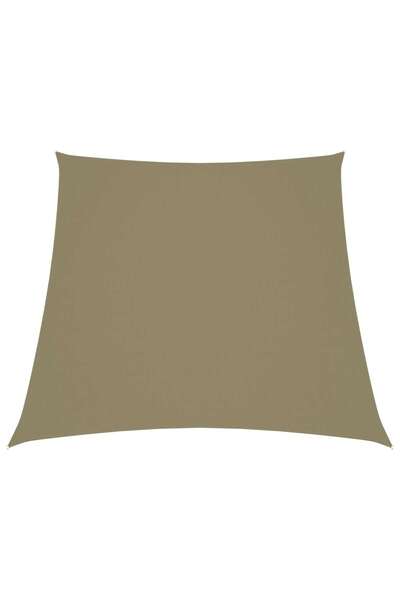 vidaxl Parasolar, bej, 2/4x3 m, țesătură oxford, trapez