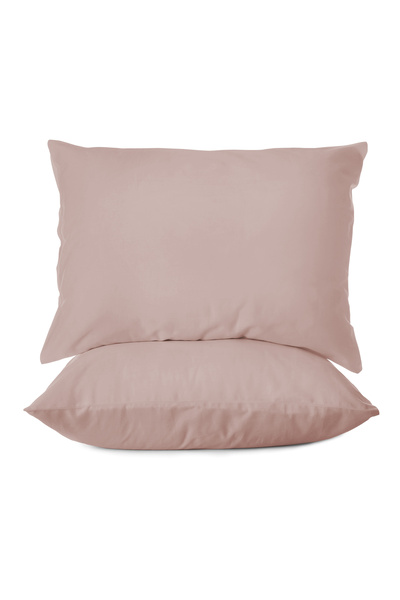 First Choice طقم غطاء وسادة من قطعتين مصنوع من القطن الساتان بنسبة 100%، 200 ...