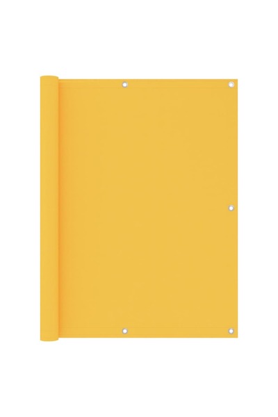 vidaxl Paravan de balcon, galben, 120 x 500 cm, țesătură oxford