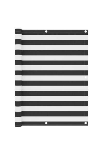 vidaxl Paravan de balcon, antracit și alb, 120x300 cm, țesătură oxford